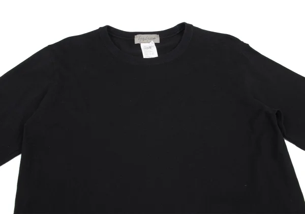 Yohji Yamamoto FEMME Hem Logo Printed T Shirt K-169946_003