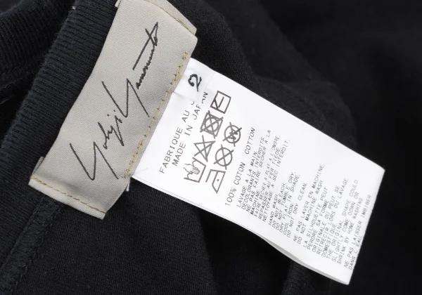 Yohji Yamamoto FEMME Hem Logo Printed T Shirt K-169946_013