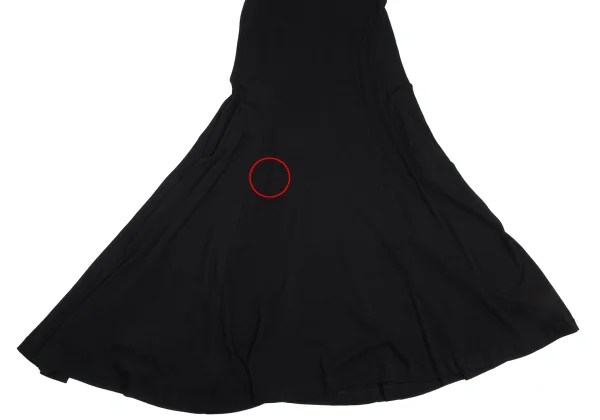 Yohji Yamamoto FEMME Lace-up Shoulder Stretch Sleeveless Dress K-169948_006
