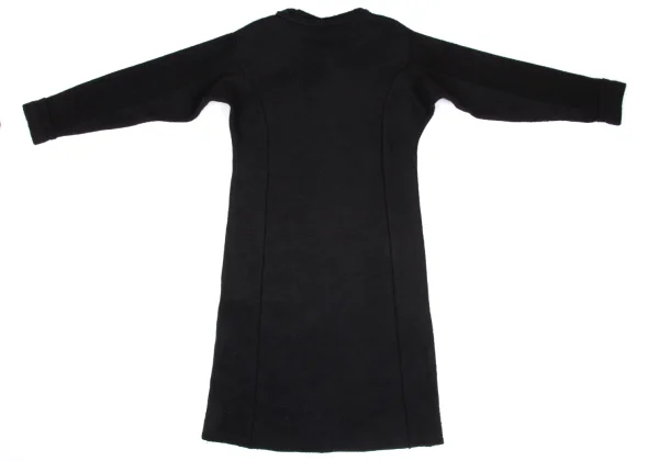 Yohji Yamamoto FEMME Wool Needle Punch Embroidered Dress K-169949_011