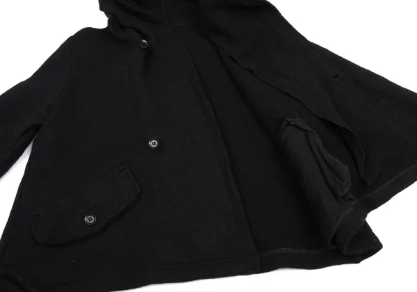 Yohji Yamamoto FEMME Hoodie Knit Jacket K-169950_011