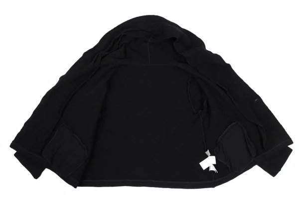 Yohji Yamamoto FEMME Hoodie Knit Jacket K-169950_012