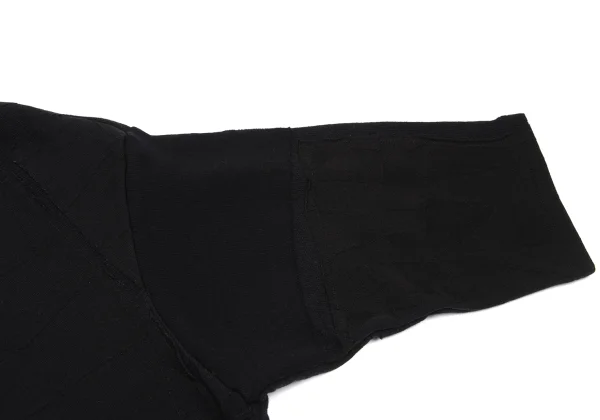 Yohji Yamamoto FEMME Graphic Jacquard Asymmetrical Long Cardigan K-169951_007
