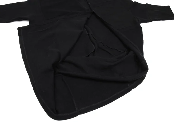 Yohji Yamamoto FEMME Graphic Jacquard Asymmetrical Long Cardigan K-169951_011