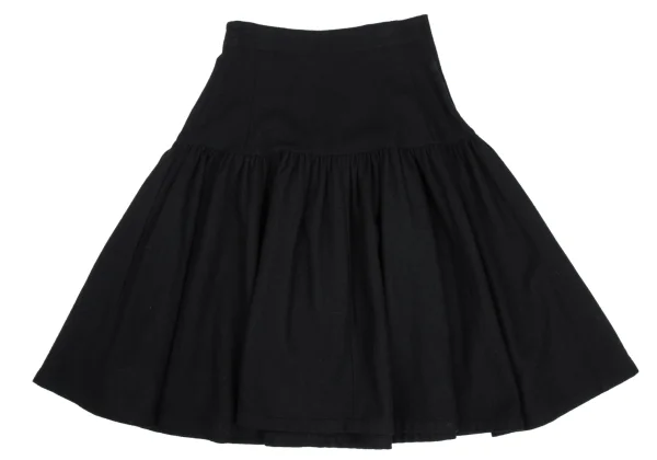 Yohji Yamamoto FEMME Wool Blended Flare Skirt K-169952_002
