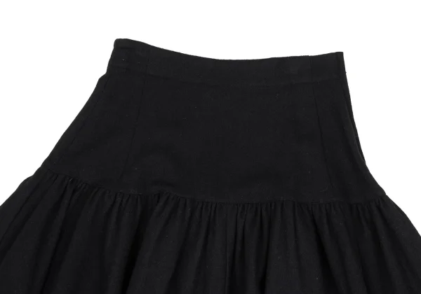 Yohji Yamamoto FEMME Wool Blended Flare Skirt K-169952_003