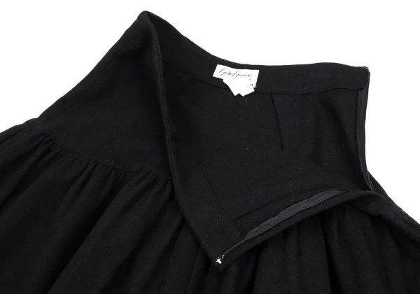 Yohji Yamamoto FEMME Wool Blended Flare Skirt K-169952_004