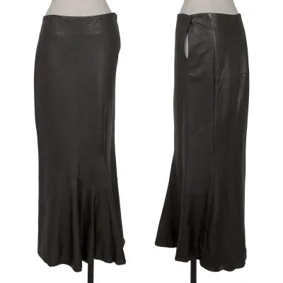 Yohji Yamamoto FEMME Leather Mermaid Skirt