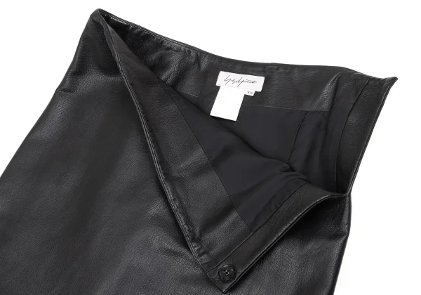 Yohji Yamamoto FEMME Leather Mermaid Skirt K-169953_005