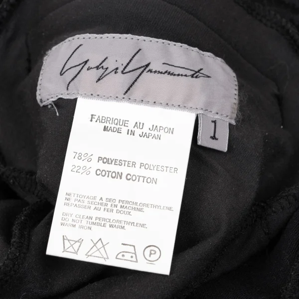 Yohji Yamamoto FEMME Cotton Blended Stretch Slim Pants K-169954_015
