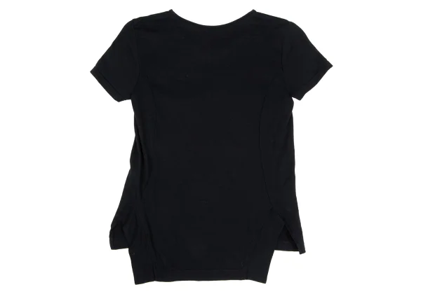 Yohji Yamamoto NOIR Cotton Back Switching Design T-shirt K-169955_007