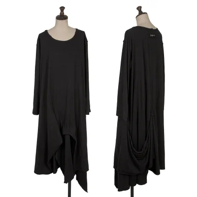 Yohji Yamamoto NOIR Cotton Blend Layered Design Dress