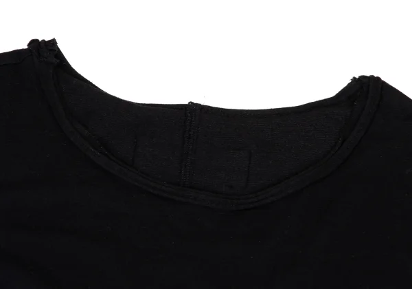 Yohji Yamamoto NOIR Cotton Blend Layered Design Dress K-169957_004