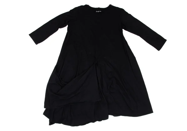Yohji Yamamoto NOIR Cotton Blend Layered Design Dress K-169957_012