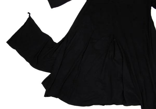 Yohji Yamamoto NOIR Cotton Blend Layered Design Dress K-169957_016