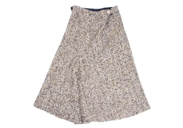 Y's Blended Loop Tweed Flared Skirt K-169960_009