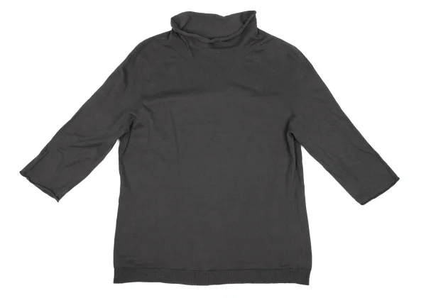 Plantation Cotton Turtleneck Raglan T Shirt K-169963_002