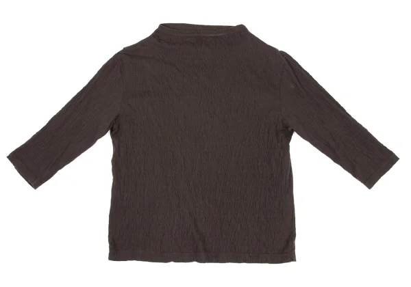 Plantation Wrinkled 3/4 Sleeve T Shirt K-169964_002