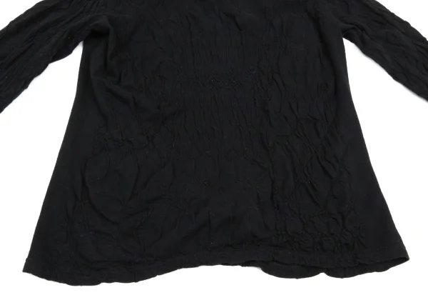 Plantation Graphic Gathered Design 3/4 Sleeve Stretch T Shirt K-169965_008