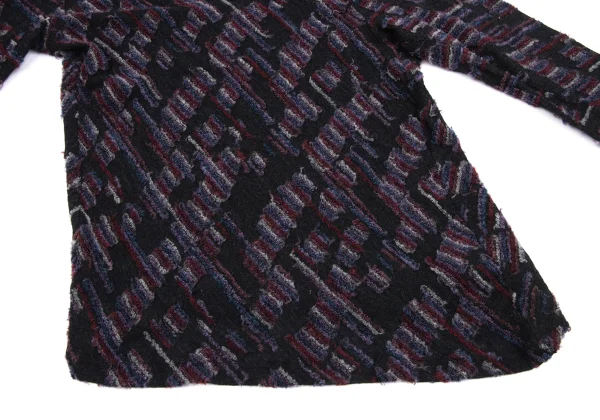 Plantation Wool Blend Pile Patch Turtleneck Top K-169967_007