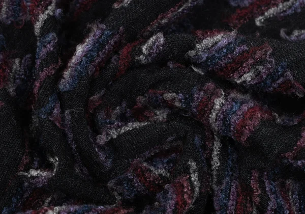 Plantation Wool Blend Pile Patch Turtleneck Top K-169967_012