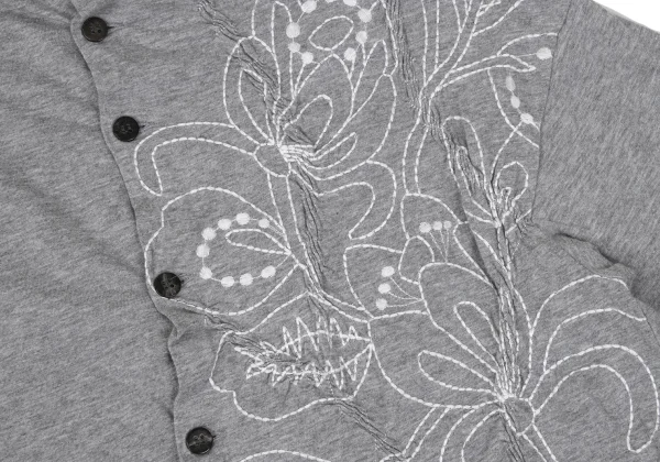 Plantation Floral Embroidery Cotton Jersey Cardigan K-169969_006