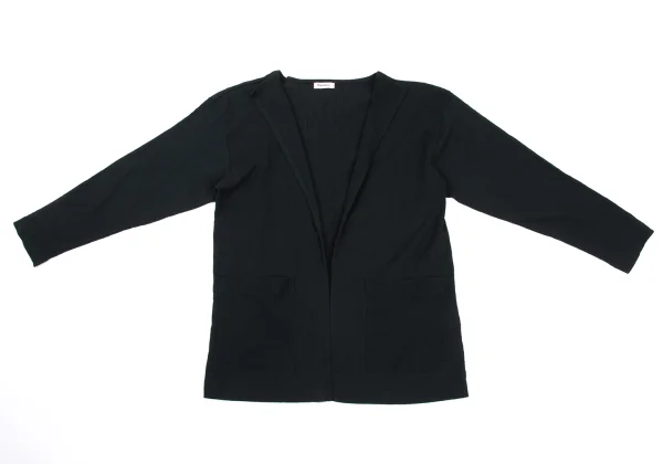 Plantation Crepe Cotton Buttonless Cardigan K-169970_002