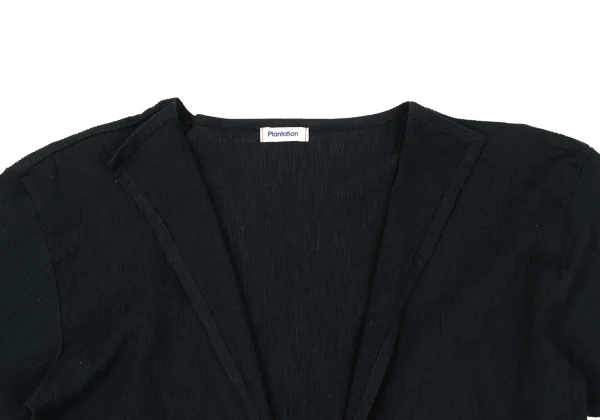 Plantation Crepe Cotton Buttonless Cardigan K-169970_003