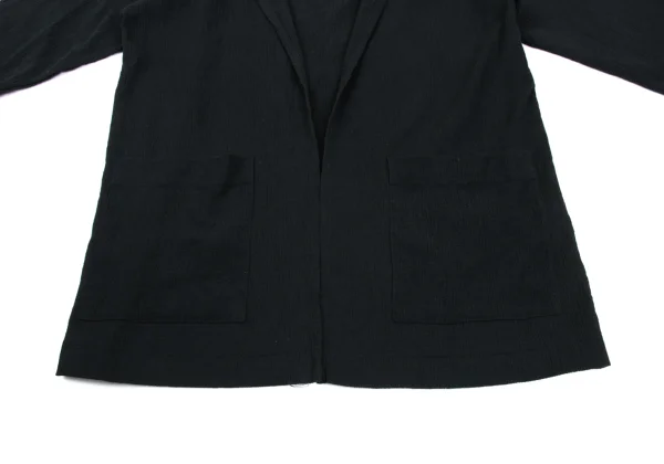 Plantation Crepe Cotton Buttonless Cardigan K-169970_007