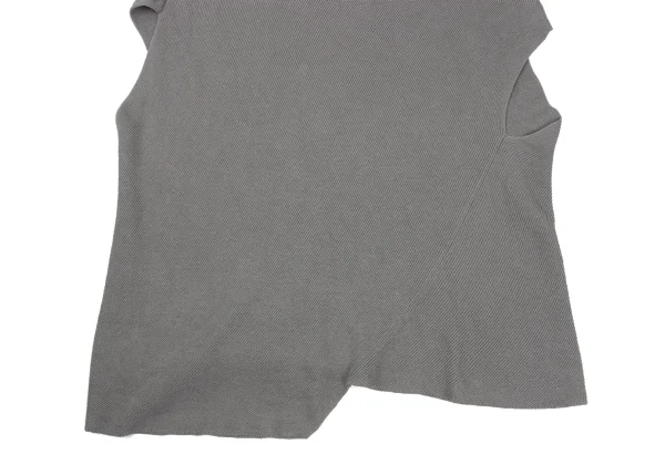 Plantation Cotton Asymmetry Sleeveless Knit Top K-169971_006
