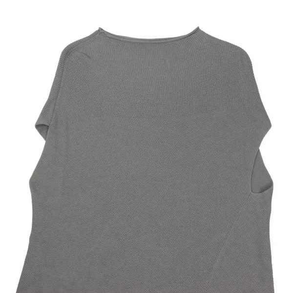 Plantation Cotton Asymmetry Sleeveless Knit Top K-169971_009
