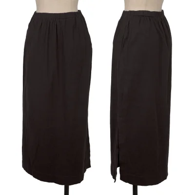 Plantation Cotton Side Slit Skirt