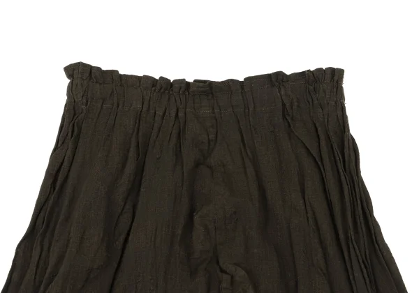 Plantation Cotton Linen Botanical Jacquard Skirt K-169977_004