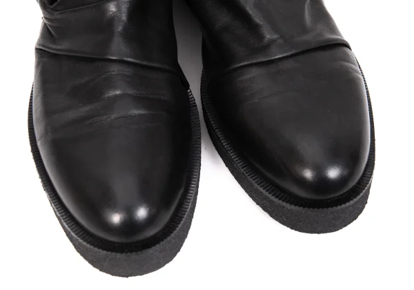 Yohji Yamamoto NOIR Side Belted Leather Boots K-169978_005