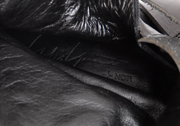 Yohji Yamamoto NOIR Side Belted Leather Boots K-169978_014