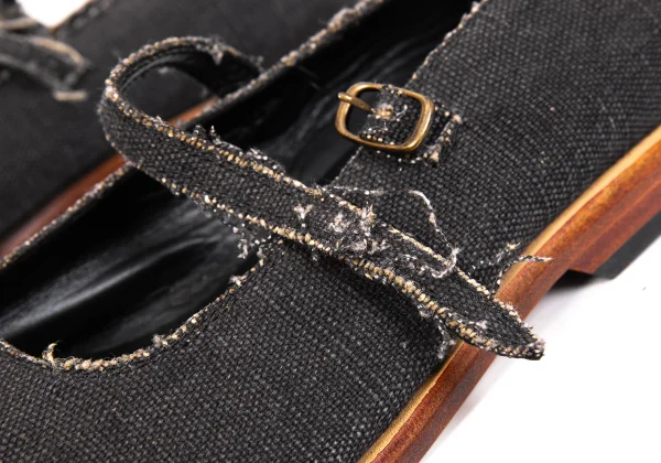 Yohji Yamamoto NOIR Canvas Mary Jane Shoes K-169979_007