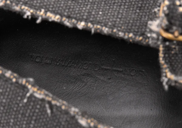 Yohji Yamamoto NOIR Canvas Mary Jane Shoes K-169979_011