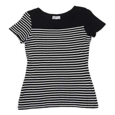 Yohji Yamamoto FEMME Cotton Stripe T Shirt