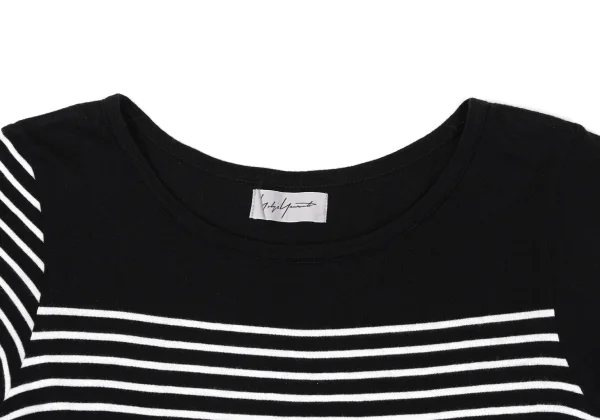 Yohji Yamamoto FEMME Cotton Stripe T Shirt K-169980_002