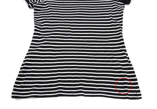 Yohji Yamamoto FEMME Cotton Stripe T Shirt K-169980_004