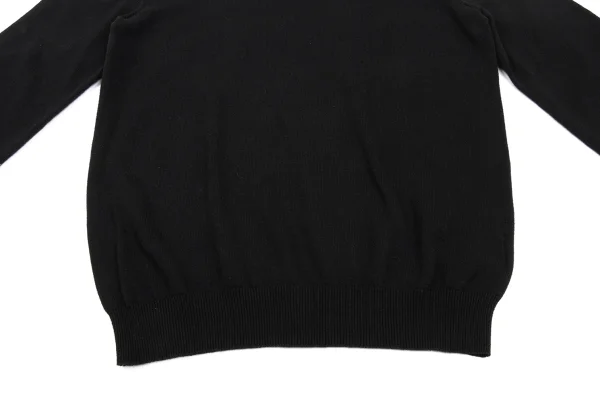 Yohji Yamamoto FEMME Cashmere Blend Crew Neck Knit Sweater K-169981_008