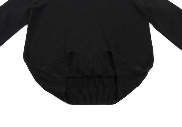 Yohji Yamamoto FEMME Cashmere Blend Crew Neck Knit Sweater K-169981_009