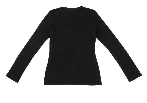 Yohji Yamamoto FEMME Wool Flap Pocket Design T Shirt K-169982_010