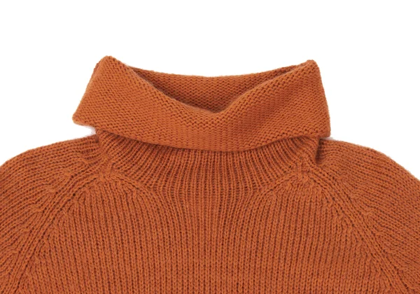 Yohji Yamamoto FEMME Wool Blend Turtleneck Knit Dress K-169984_004