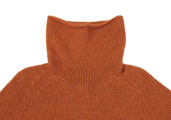 Yohji Yamamoto FEMME Wool Blend Turtleneck Knit Dress K-169984_005
