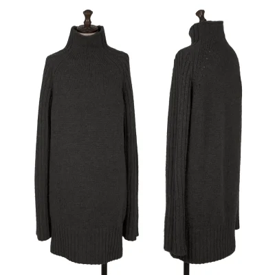 Yohji Yamamoto FEMME Turtleneck Low-gauge Knit Tunic
