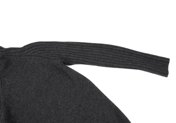 Yohji Yamamoto FEMME Turtleneck Low-gauge Knit Tunic K-169985_005