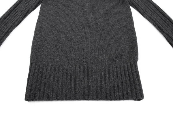 Yohji Yamamoto FEMME Turtleneck Low-gauge Knit Tunic K-169985_007