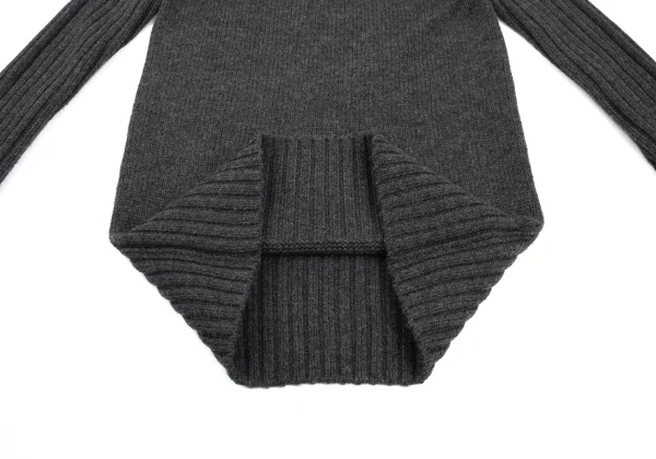 Yohji Yamamoto FEMME Turtleneck Low-gauge Knit Tunic K-169985_008
