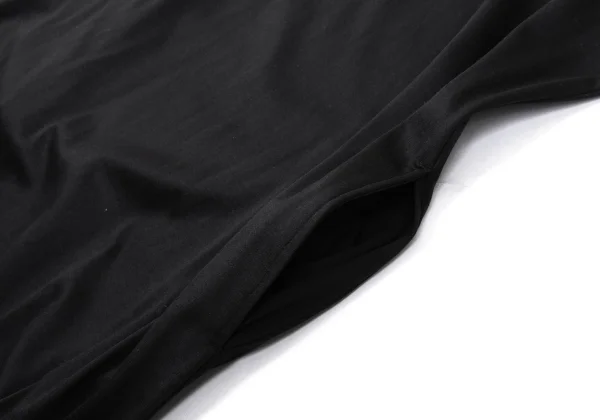 Yohji Yamamoto FEMME Cotton Stretch V Neck Dolman Dress K-169987_008